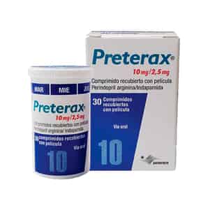 Preterax 10-2.5mg Comprimido recubierto con película