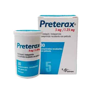 Preterax 5-1.25mg Comprimido recubierto con película