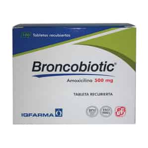 Broncobiotic 500mg Tableta Recubierta