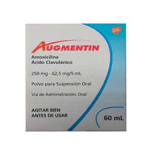 Augmentin 250-62.5mg/5ml Polvo para Suspensión Oral