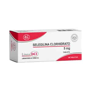 Selegilina Clorhidrato ACF 5mg Tableta