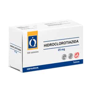 Hidroclorotiazida IQ 25mg Tableta