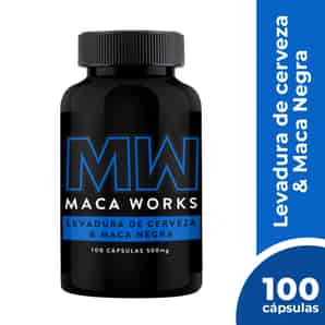Maca Negra Y Levadura MW 500mg Cápsulas