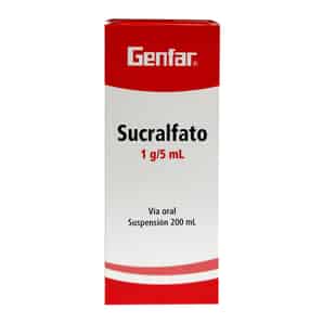 Sucralfato GEF 1g/5ml Suspensión Oral