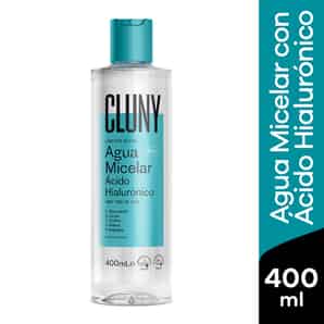 Agua Micelar Cluny con Ácido Hialurónico