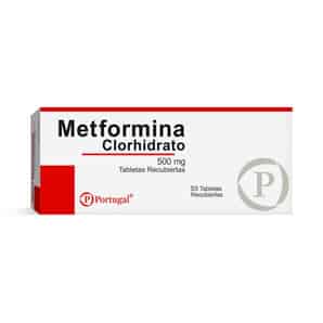 Metformina Clorhidrato 500 mg Table Recubierta