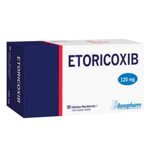Etoricoxib 120mg Tableta Recubierta