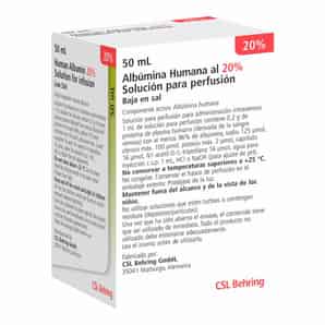 Albumina Humana 20% Solución para perfusión
