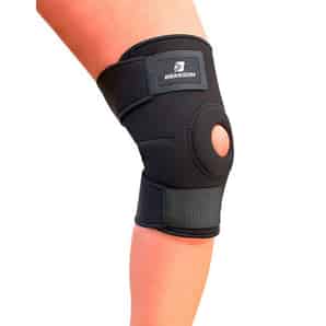 Rodillera Velcro 02 Bandas Branson Color Negro
