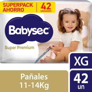 Pañal Babysec Super Premium Talla XG