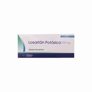 Losartán Potásico  100 mg Tableta Recubierta