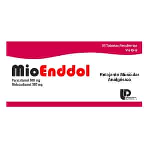 Mioenddol 300mg+380mg Tableta recubierta