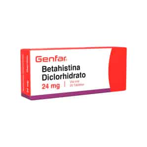 Betahistina Diclorhidrato 24mg Tableta