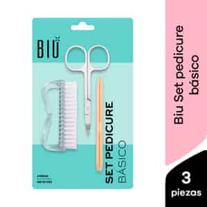 Set Pedicure Básico Biu - Piezas 3