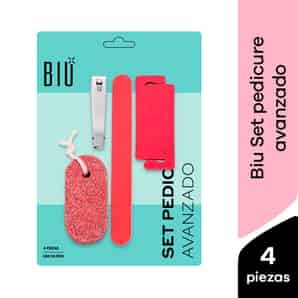 Set Pedicure Avanzado Biu - Piezas 4