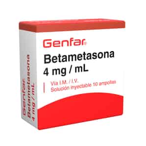 Betametasona 4 mg/ml Solución Inyectable