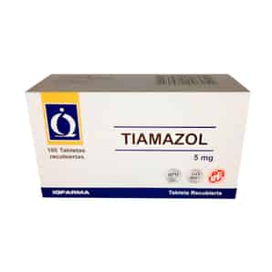 Tiamazol 5mg Tableta Recubierta