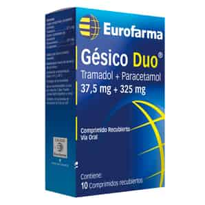 Gesico Duo 37.5 Mg + 325 Mg comprimido Recubierto