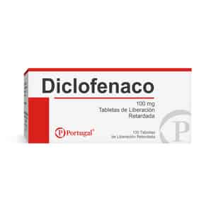 Diclofenaco 100 mg Tabletas de Liberación Retardada