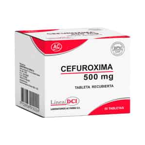 Cefuroxima 500mg Tableta recubierta
