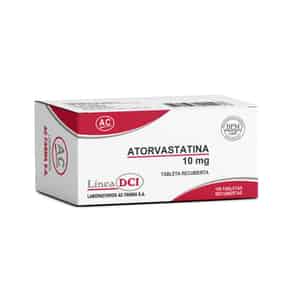 Atorvastatina 10 mg Tableta Recubierta