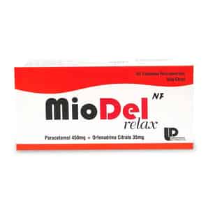 Miodel Relax NF 450mg+35mg Tableta Recubierta