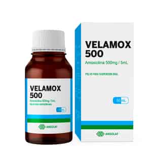 Velamox 500 500mgmg/5 ml polvo para suspensión oral