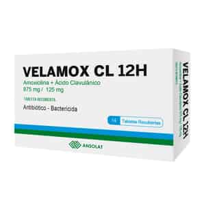 Velamox CL 12 H Tableta recubierta
