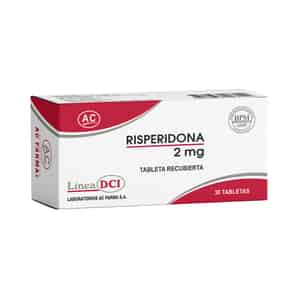 Risperidona 2mg Tableta Recubierta