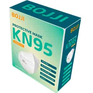 Mascarilla&nbsp; KN95 Bojji&nbsp; Blanca Caja