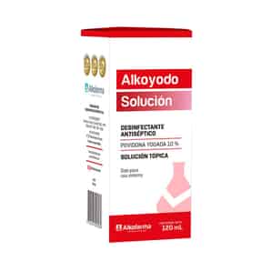 Alkoyodo 10% Solución tópica