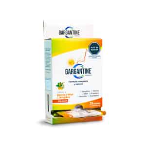 Gargantine Caramelo sabor  Menta Miel Jengibre