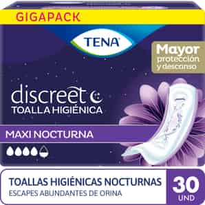 Toalla higiénica Tena Discreet Maxi Nocturna