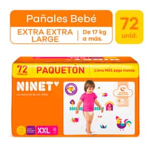 Pañales Ninet Paquetón Talla XXL