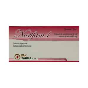 Norifam 1 50mg + 5mg Solución Inyectable