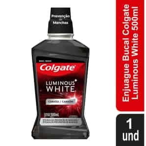 Enjuague Bucal Colgate Luminous White Carbón