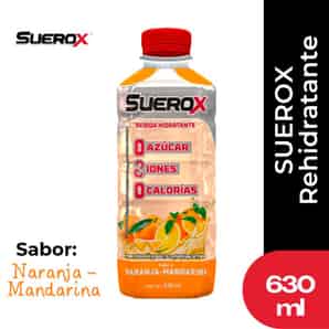 Suerox Bebida rehidratante Sabor naranja- mandarina