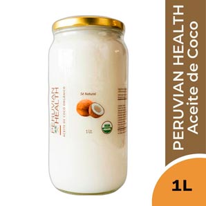 Aceite de Coco Virgen Orgánico 450ml - Peruvian Health: Aceite de coco