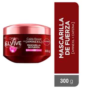 Mascarilla de Fuerza Anti-quiebre Elvive Caída Resist con Aminexil + Cafeína