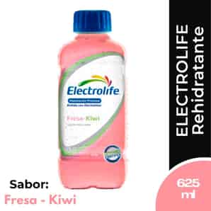Electrolife Bebida con electrolitos sabor Fresa-Kiwi