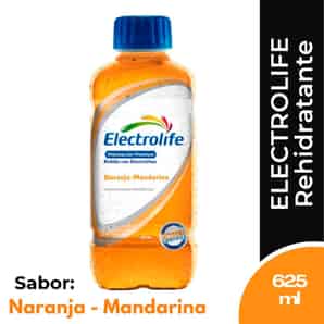 Electrolife Bebida con electrolitos sabor Naranja-Mandarina