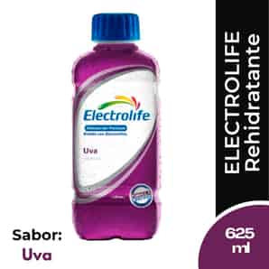 Electrolife Bebida con electrolitos sabor Uva