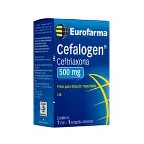 Cefalogen 500mg Polvo para Solución Inyectable
