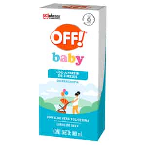 Repelente de Insectos en Crema para Bebés OFF!