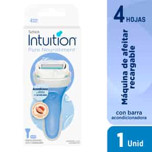 Máquina de Afeitar Recargable Schick Intuition con Barra Acondicionadora