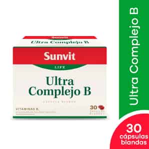 Ultra Complejo B Sunvit Cápsula Blanda