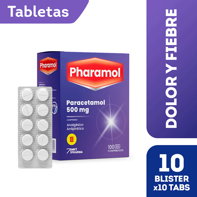 Erlamol Pharamol 500mg Comprimido - Mifarma