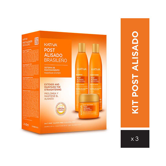 Post Alisado Brasileño Kit Liso BrasileÃ±o Shampoo Kativa Keratin