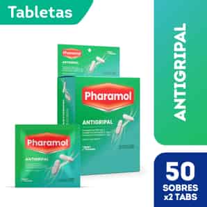 Pharamol Antigripal 500 mg + 5 mg + 2 mg Tableta Recubierta