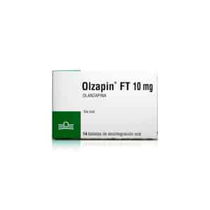 Olzapin FT 10 mg Tableta de Desintegración Oral en envase Blíster Aluminio-Aluminio